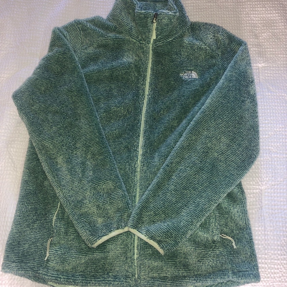 Blue and Sage Green Northface Jacket